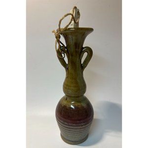 Nichols Pottery USA Water Vessel Naomi & Ruth Religious Christian Scripture